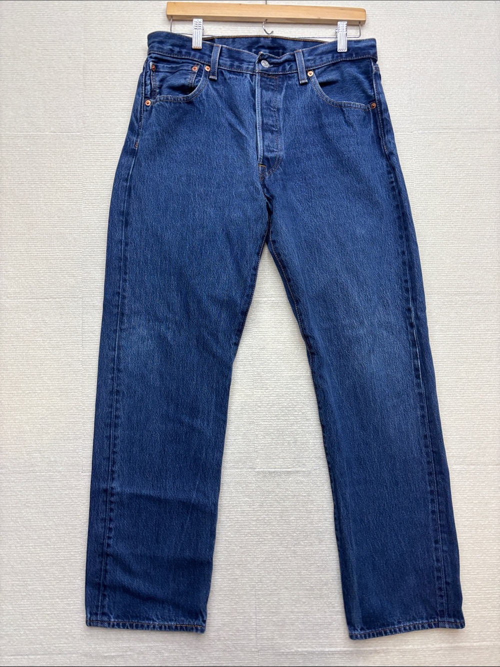 Levi’s | 501 35x34 Classic Men’s Dark Blue Straight-Leg Jeans